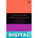 Cómo escribir sobre una lectura Carme Font