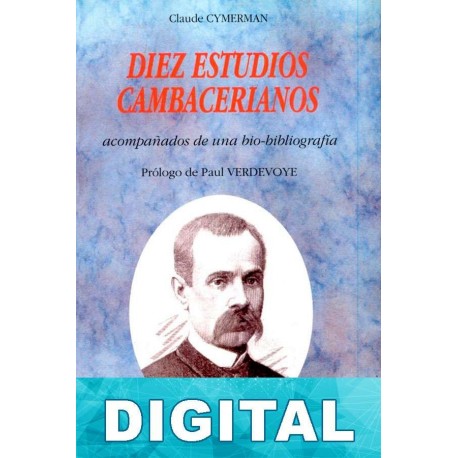 Diez estudios cambacerianos Claude Cymerman