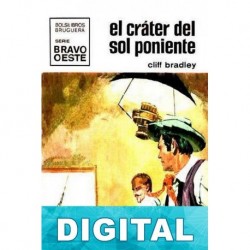 El cráter del sol poniente Cliff Bradley