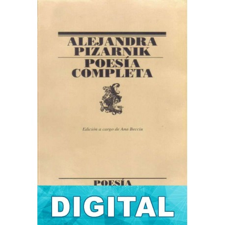 Poesía completa Alejandra Pizarnik