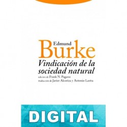 Vindicación de la sociedad natural Edmund Burke