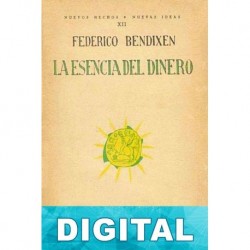 La esencia del dinero Friedrich Bendixen