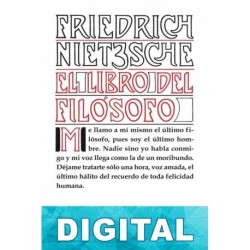 El libro del filósofo Friedrich Nietzsche
