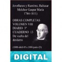 Diario 3º - Cuaderno 13 Gaspar Melchor de Jovellanos