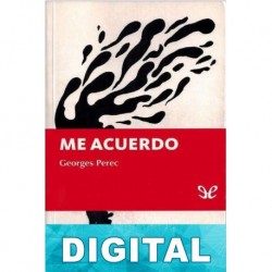 Me acuerdo Georges Perec