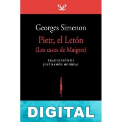 Pietr el Letón (Ed. J. R. Monreal) Georges Simenon