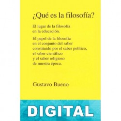 ¿Qué es la filosofía? Gustavo Bueno