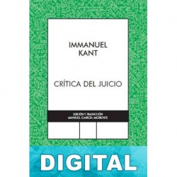 Crítica del juicio Immanuel Kant