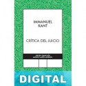 Crítica del juicio Immanuel Kant