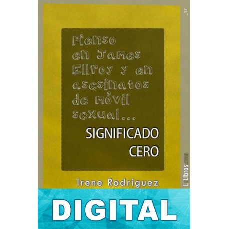 Significado cero Irene Rodríguez Aseijas