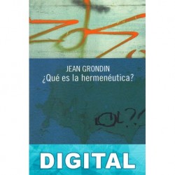 ¿Qué es la hermenéutica? Jean Grondin