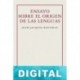 Ensayo sobre el origen de las lenguas Jean-Jacques Rousseau
