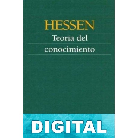 Teoría del conocimiento Johannes Hessen