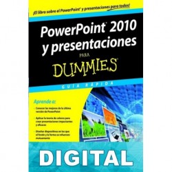PowerPoint 2010 y presentaciones para Dummies José Luis Díez Lerma