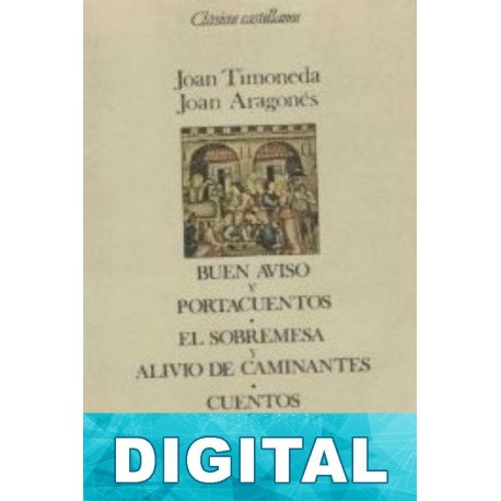 Sobremesa y alivio de caminantes Juan de Timoneda