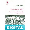 En esta gran época Karl Kraus