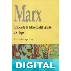 Crítica de la Filosofía del Estado de Hegel Karl Marx