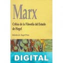 Crítica de la Filosofía del Estado de Hegel Karl Marx