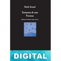 Tormenta de uno. Poemas Mark Strand