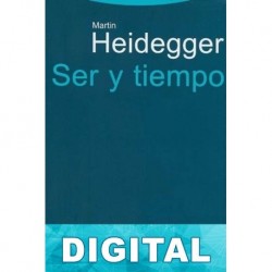 Ser y tiempo Martin Heidegger