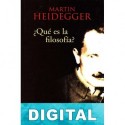 ¿Qué es la filosofía? Martin Heidegger
