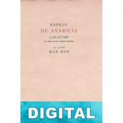 Espejo de avaricia Max Aub