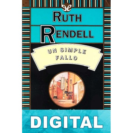 Un simple fallo Ruth Rendell