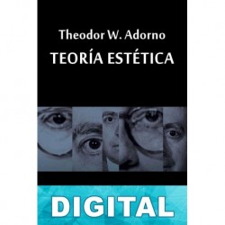 Teoría estética Theodor W. Adorno