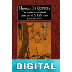 Del asesinato considerado como una de las bellas artes Thomas de Quincey