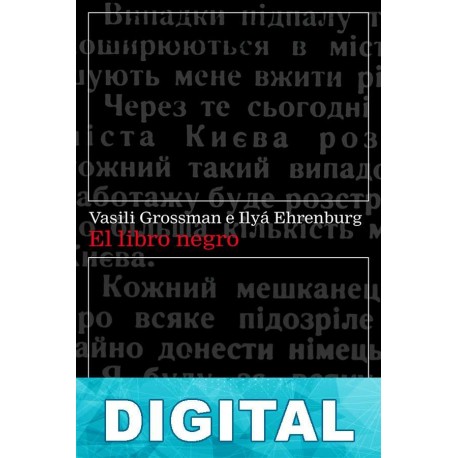El libro negro Vasili Grossman & Ilyá Ehrenburg