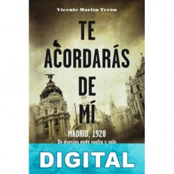 Te acordarás de mí Vicente Martín Terán