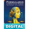 Formulario de Derecho del Trabajo Anaya Ojeda,Federico & Díaz Mirón Álvarez,Luis Manuel & Moreno Miranda,Gabriela & Díaz Mirón Salcedo,Luis Enrique