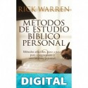 Métodos de estudio bíblico personal Rick Warren