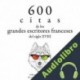 Audiolibro 600 citas de los grandes escritores franceses del siglo XVIII divers auters