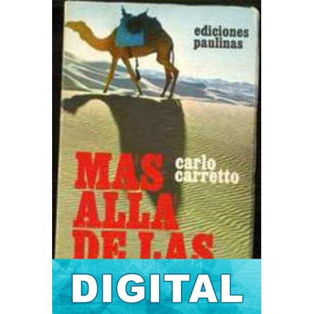 Más allá de las cosas Carlo Carretto